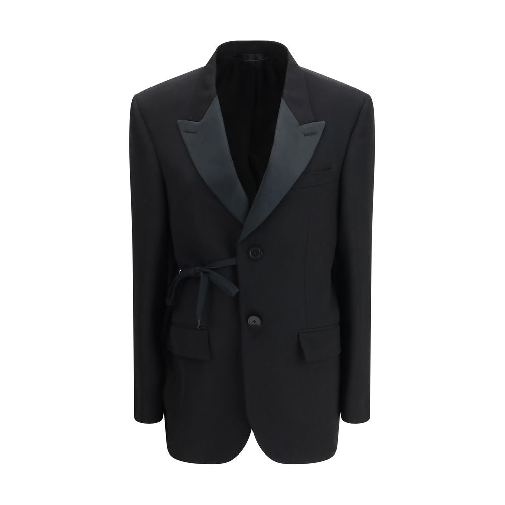Balenciaga Black Wool Coat - Timeless Elegance in Haute Couture
