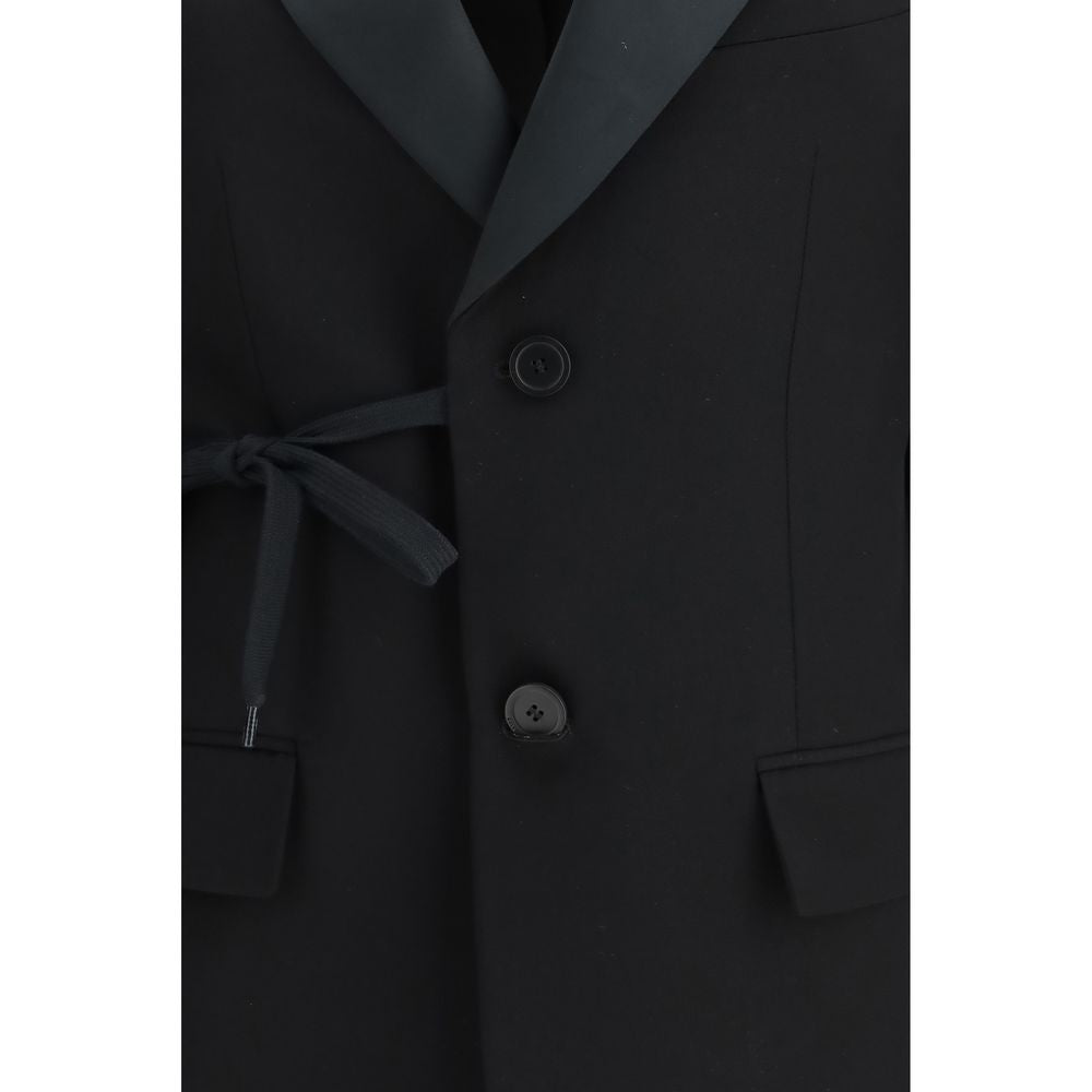 Balenciaga Black Wool Coat - Timeless Luxury for Discerning Tastes