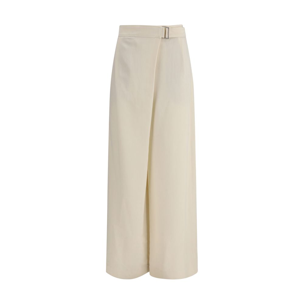 Discover the Brunello Cucinelli Cream Viscose Casual Pants, where luxurious craftsmanship meets effortless elegance, perfect for sophisticated moments in life.