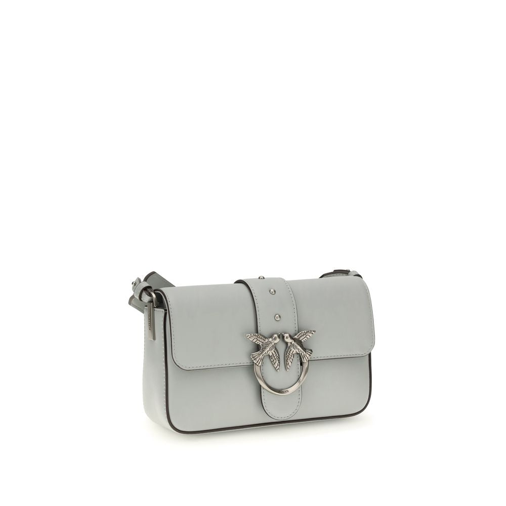 Discover the PINKO Gray Calf Leather Bos Taurus Shoulder Bag, a timeless blend of exquisite craftsmanship and modern allure, perfect for the discerning connoisseur.