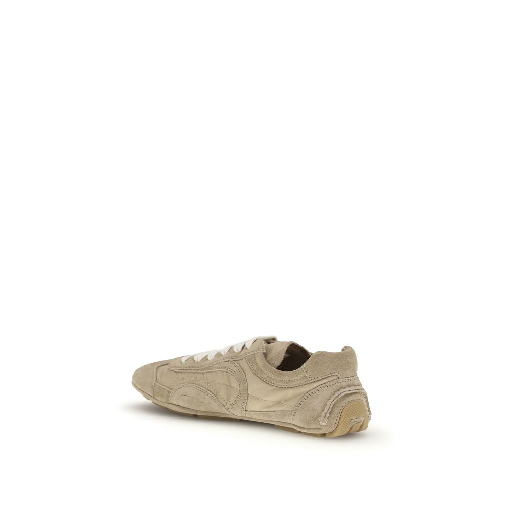 Prada Beige Athletic Sneakers - Luxury Comfort Redefined