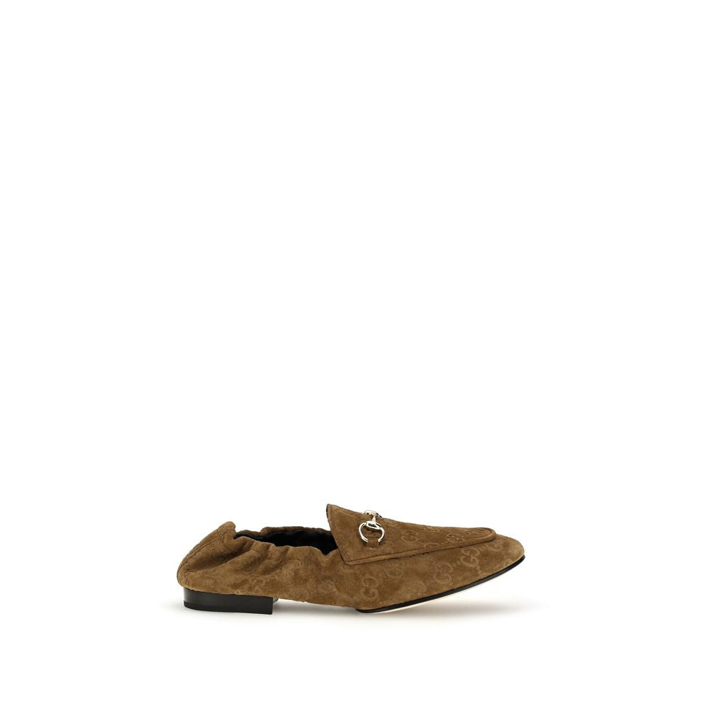 Gucci Brown Calf Leather Slip-On Loafers - Timeless Elegance