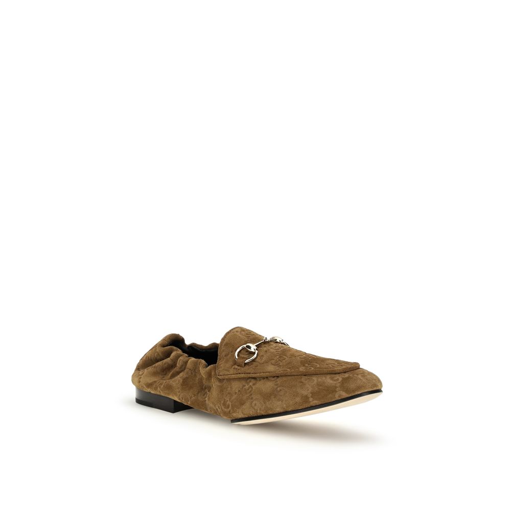 Gucci Brown Calf Leather Bos Taurus Slip-On Loafers - Luxury Redefined