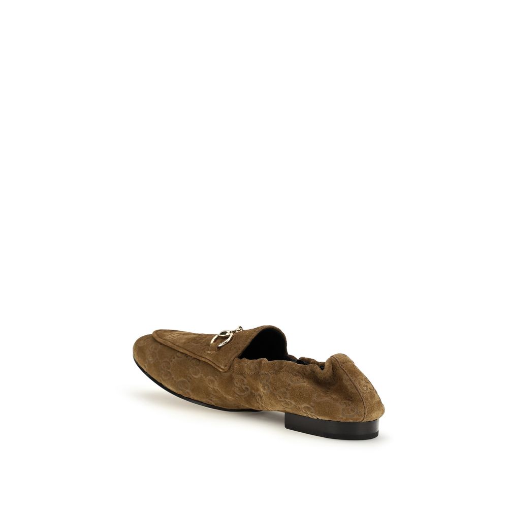 Gucci Brown Calf Leather Slip-On Loafers – Artisanal Luxury