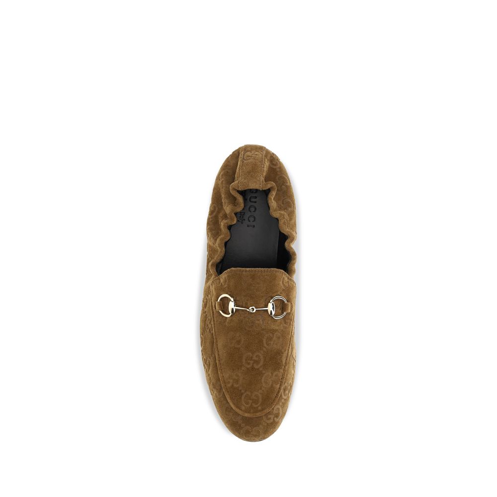 Gucci Brown Calf Leather Slip-On Loafers – Artisanal Luxury