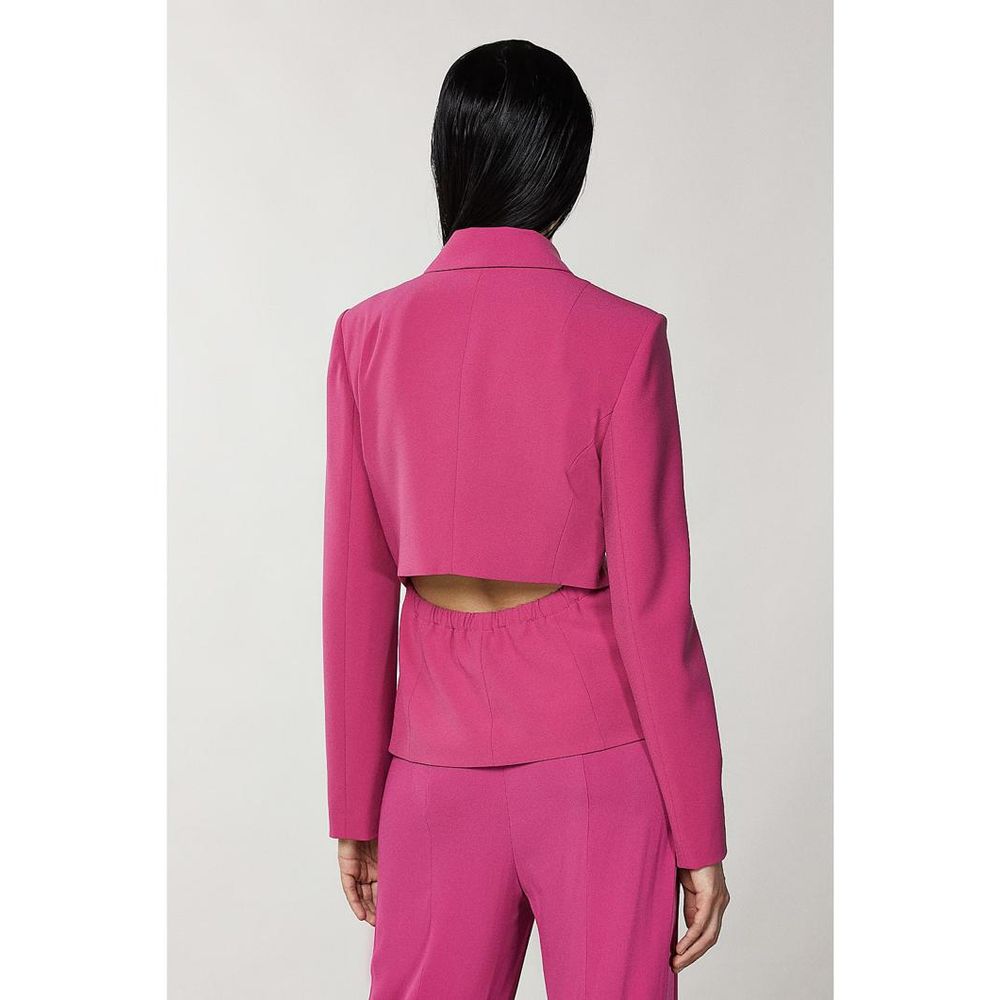 Patrizia Pepe Yellow Blazer - Timeless Elegance in Couture Fashion