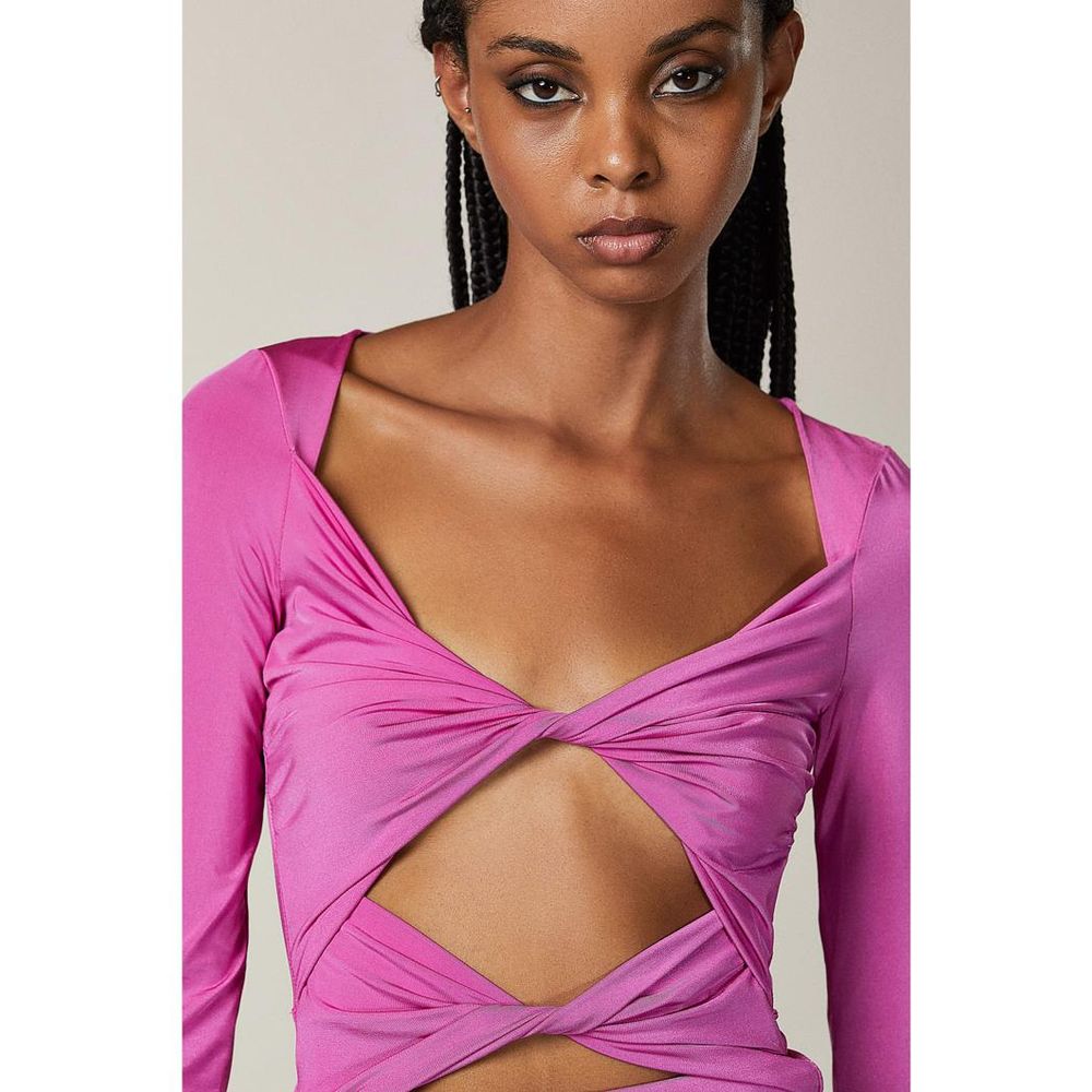 Patrizia Pepe Orchid Purple Dress - Luxurious Italian Elegance