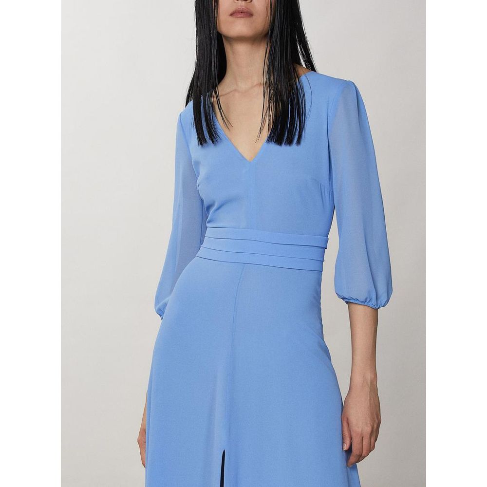 Elevate your elegance with the Patrizia Pepe Blue Polyester Casual Dress, a luxurious blend of sophistication and allure, perfect for unforgettable moments.