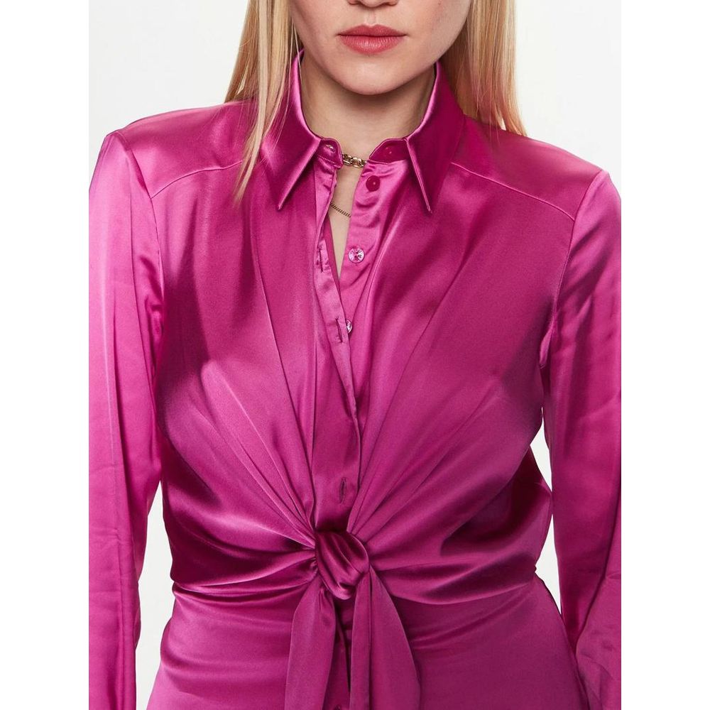 Patrizia Pepe Orchid Purple Viscose Longsleeve Dress
