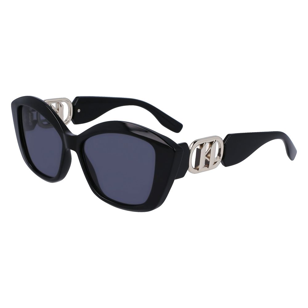 Karl Lagerfeld Black Injected Sunglasses