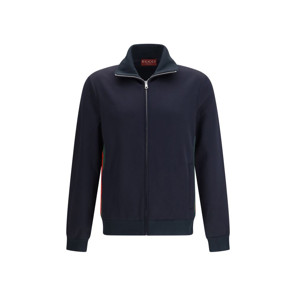 Gucci Blue Polyester Shell Jacket - Luxury Technical Couture