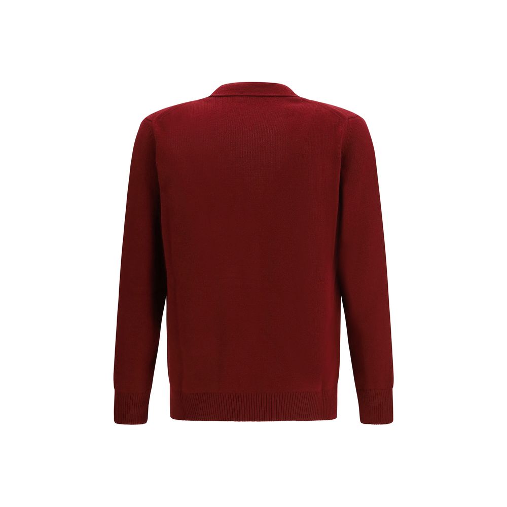 Gucci Bordeaux Wool Cardigan - Exquisite Luxury Knitwear