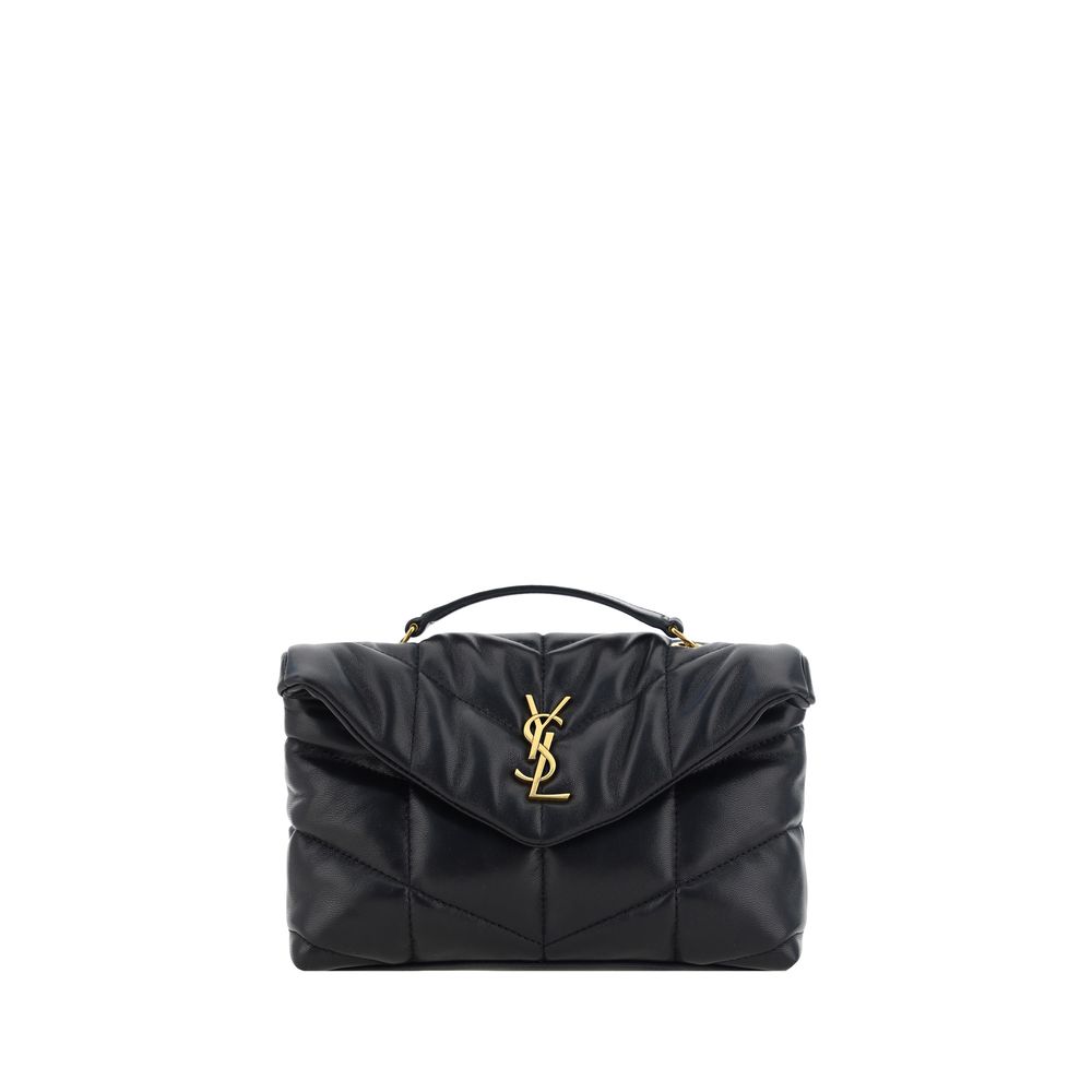 Indulge in the exquisite Saint Laurent Black Lamb Ovis Aries Aries Shoulder Bag, a masterpiece of craftsmanship in premium lamb leather, embodying timeless elegance and sophistication.