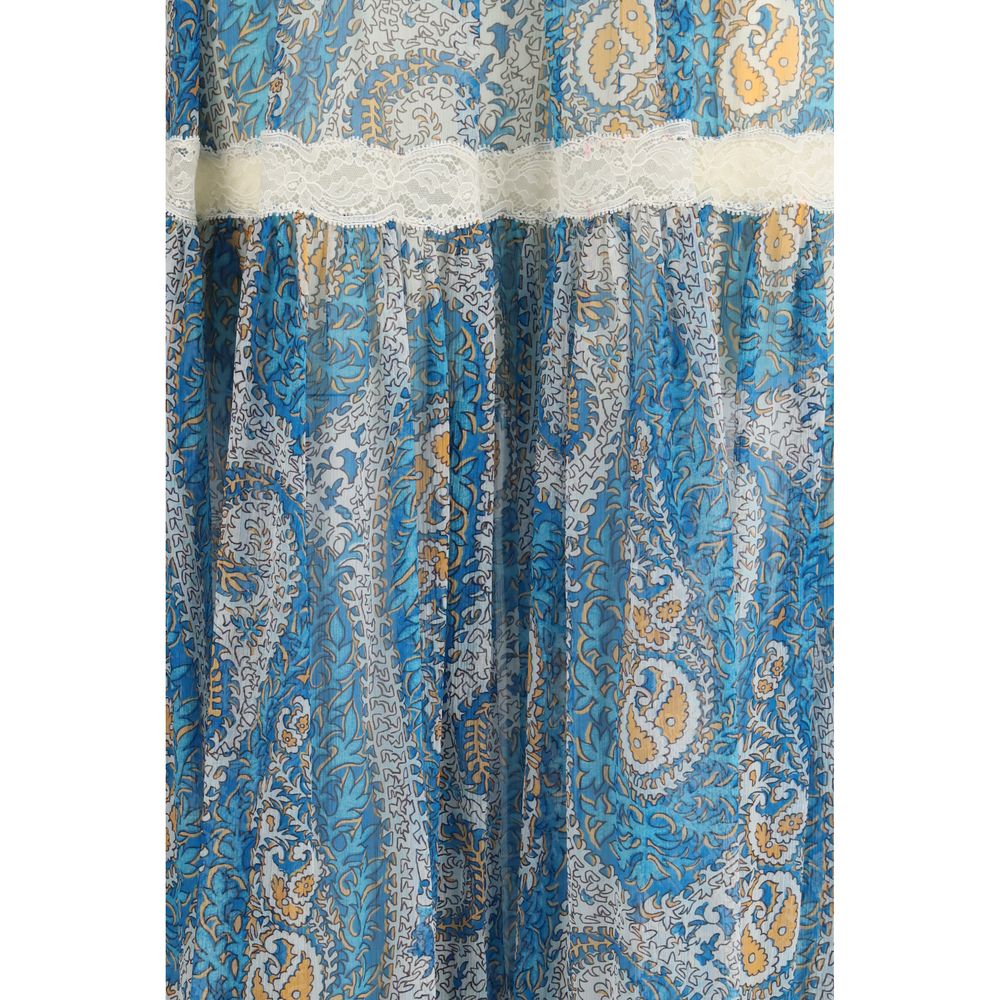 Etro Multicolor Silk Long Skirt - Timeless Luxury Fashion