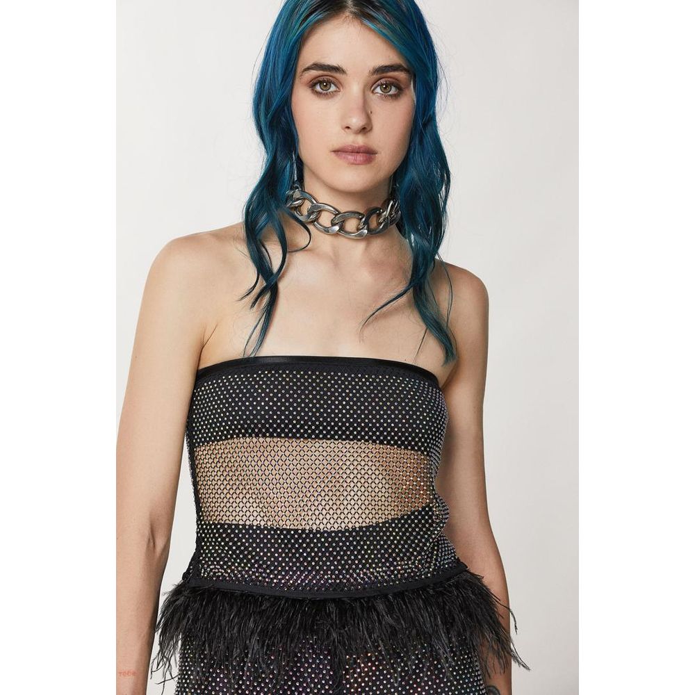 Patrizia Pepe Black Tank Top - Artisanal Luxury Fashion