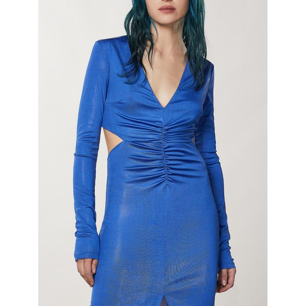 Elevate your wardrobe with the Patrizia Pepe Blue Polyester Casual Dress, a luxurious blend of elegance and comfort, perfect for any sophisticated occasion.