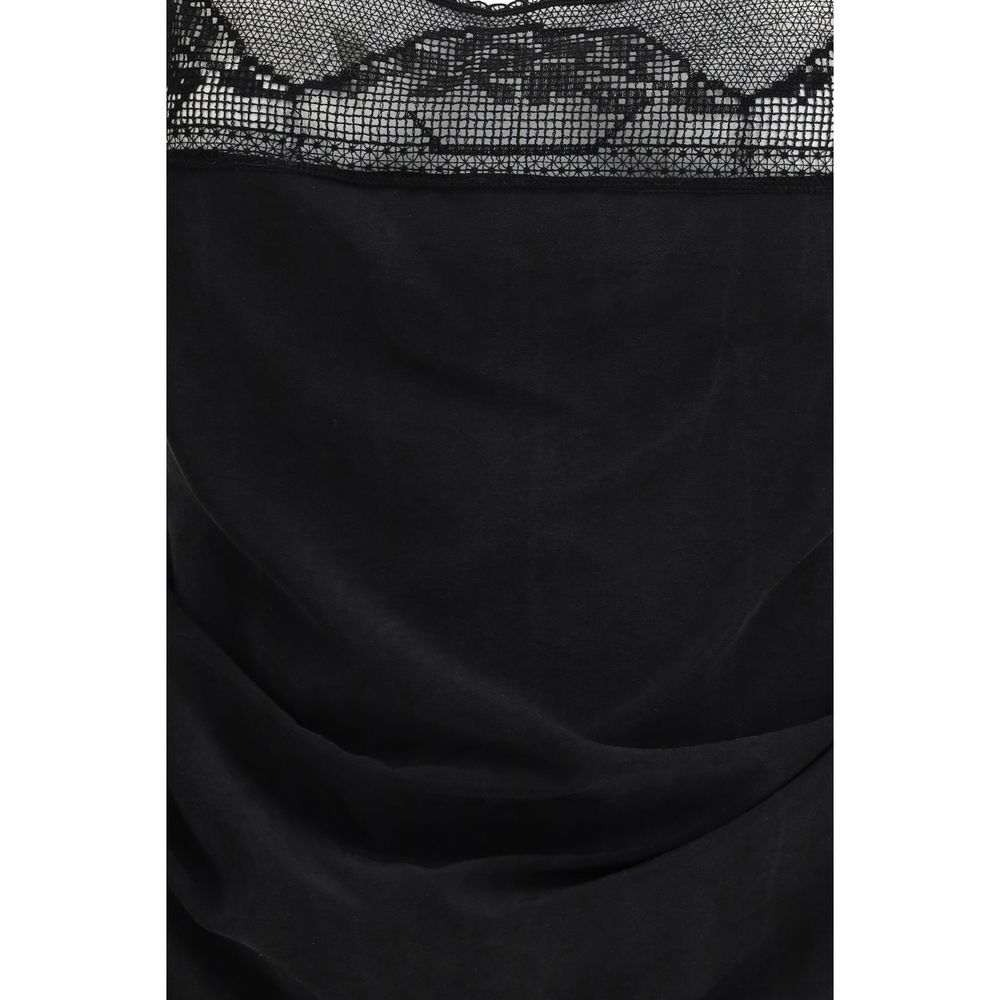 Magda Butrym Black Silk Top - Exquisite Elegance in Luxe Silk