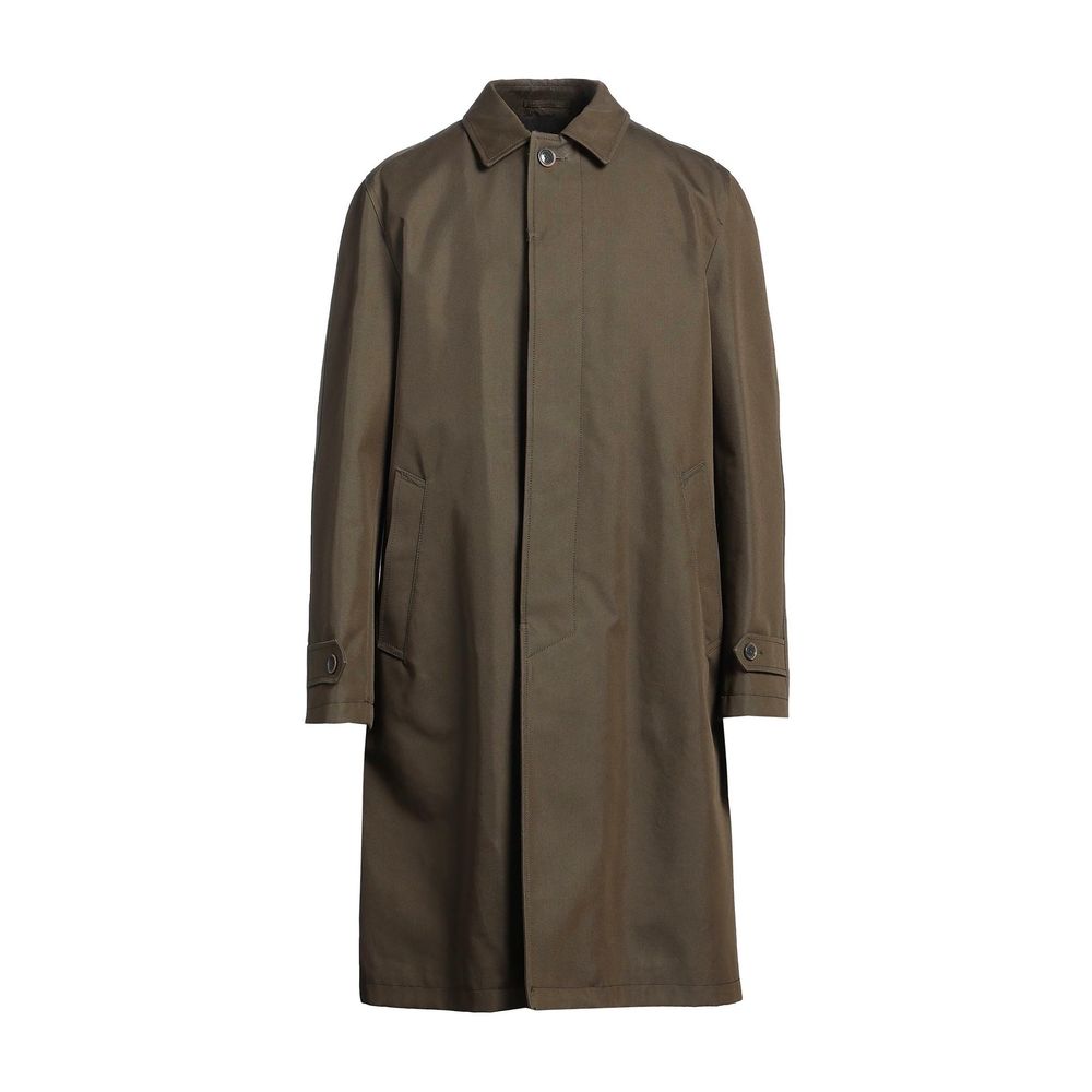 Discover the Herno Bicolor Cotton Coat, a testament to Italian craftsmanship, blending elegance and sophistication for the discerning individual seeking timeless luxury.