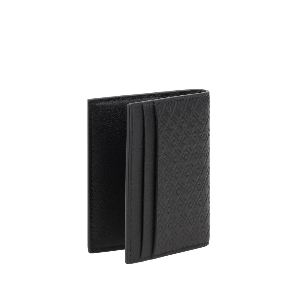 Ferragamo Black Calf Leather Bos Taurus Wallet - Exquisite Luxury
