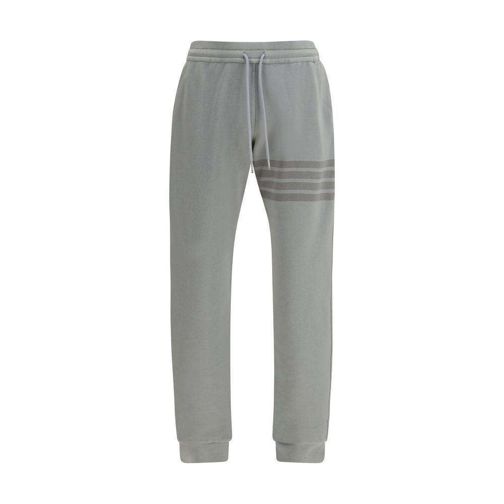 Thom Browne Gray Cotton Joggers - Effortless Luxury Athleisure