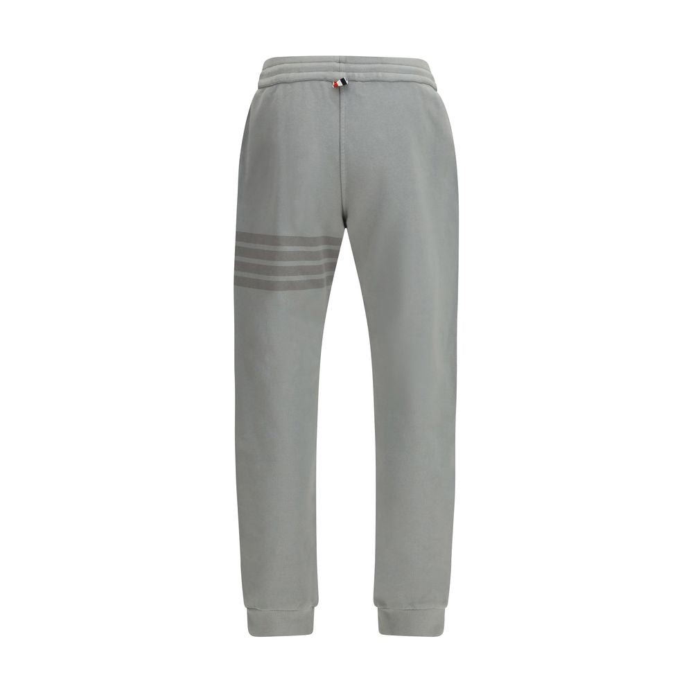 Thom Browne Gray Cotton Joggers - Effortless Luxury Athleisure