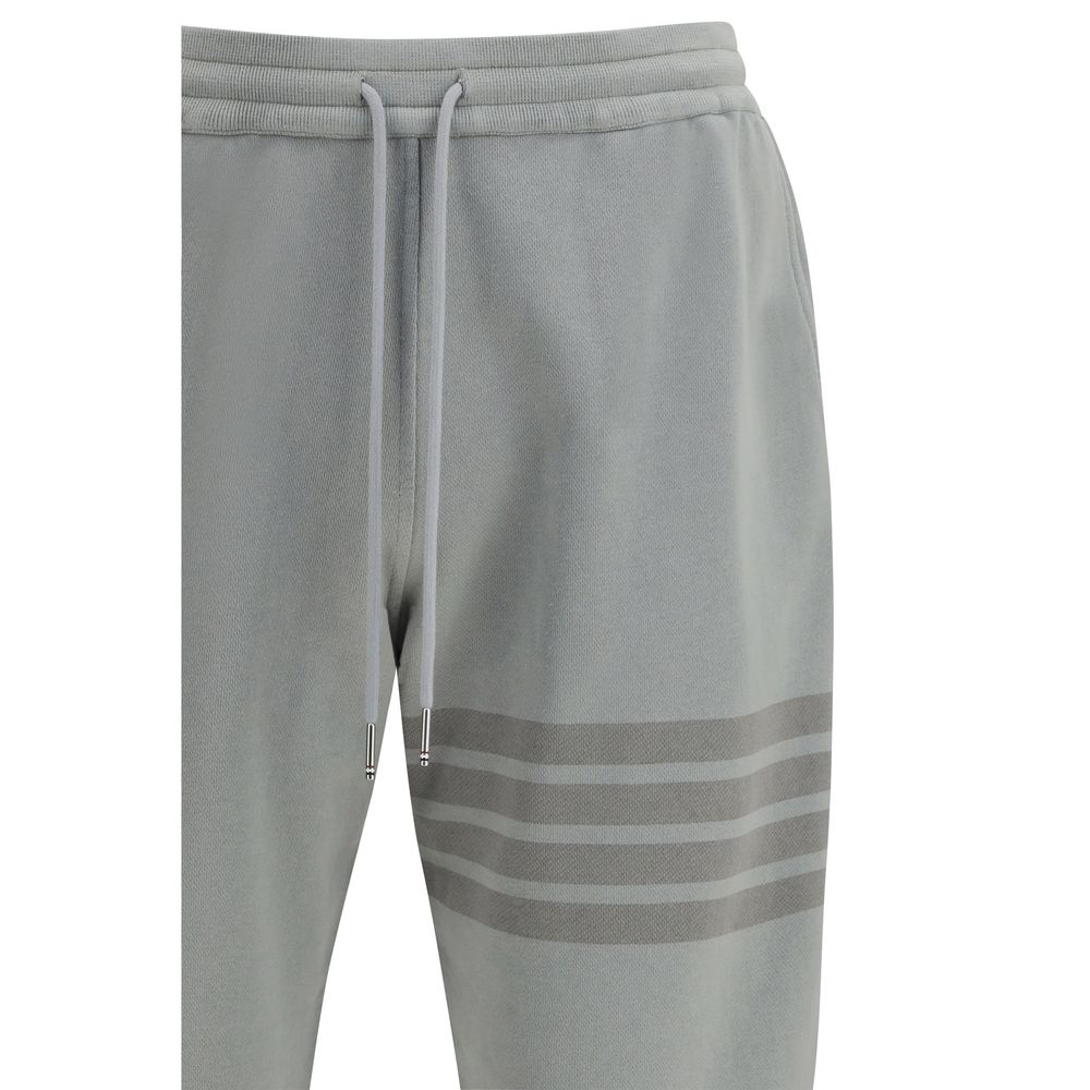 Thom Browne Gray Cotton Joggers - Effortless Luxury Athleisure