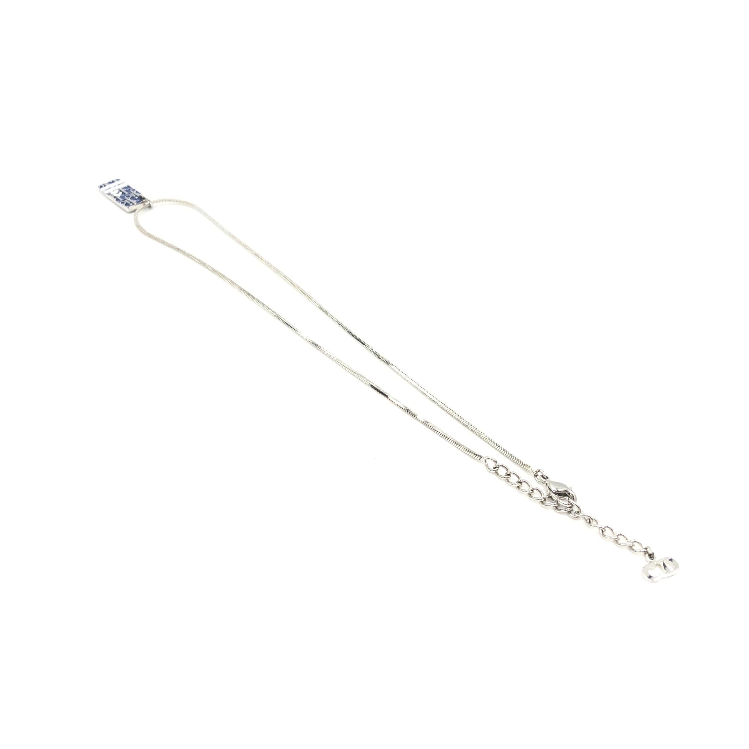 Christian Dior Blue Trotter Pendant Necklace, artisanal elegance