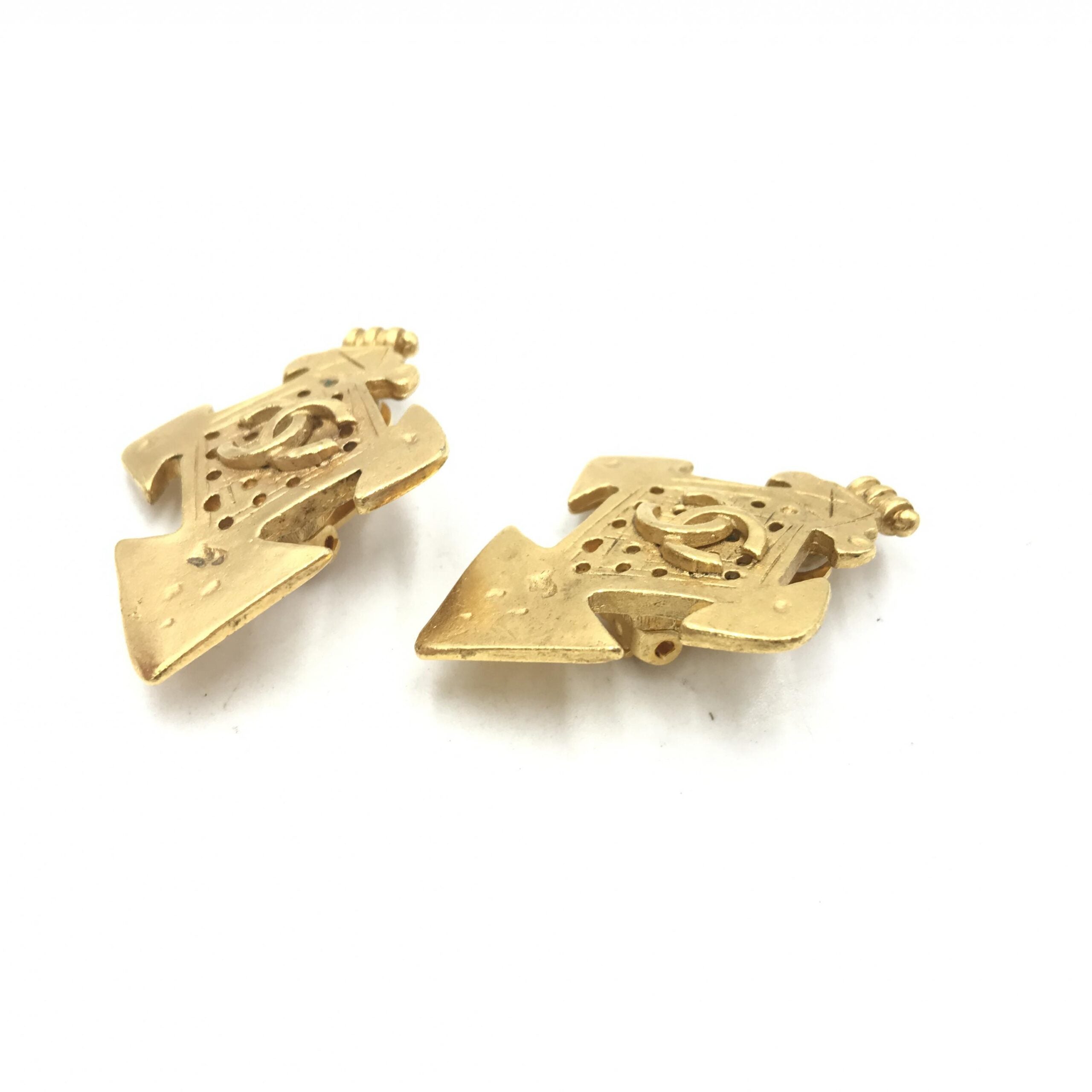 Chanel Coco Mark Earrings - Artisanal Luxury Elegance