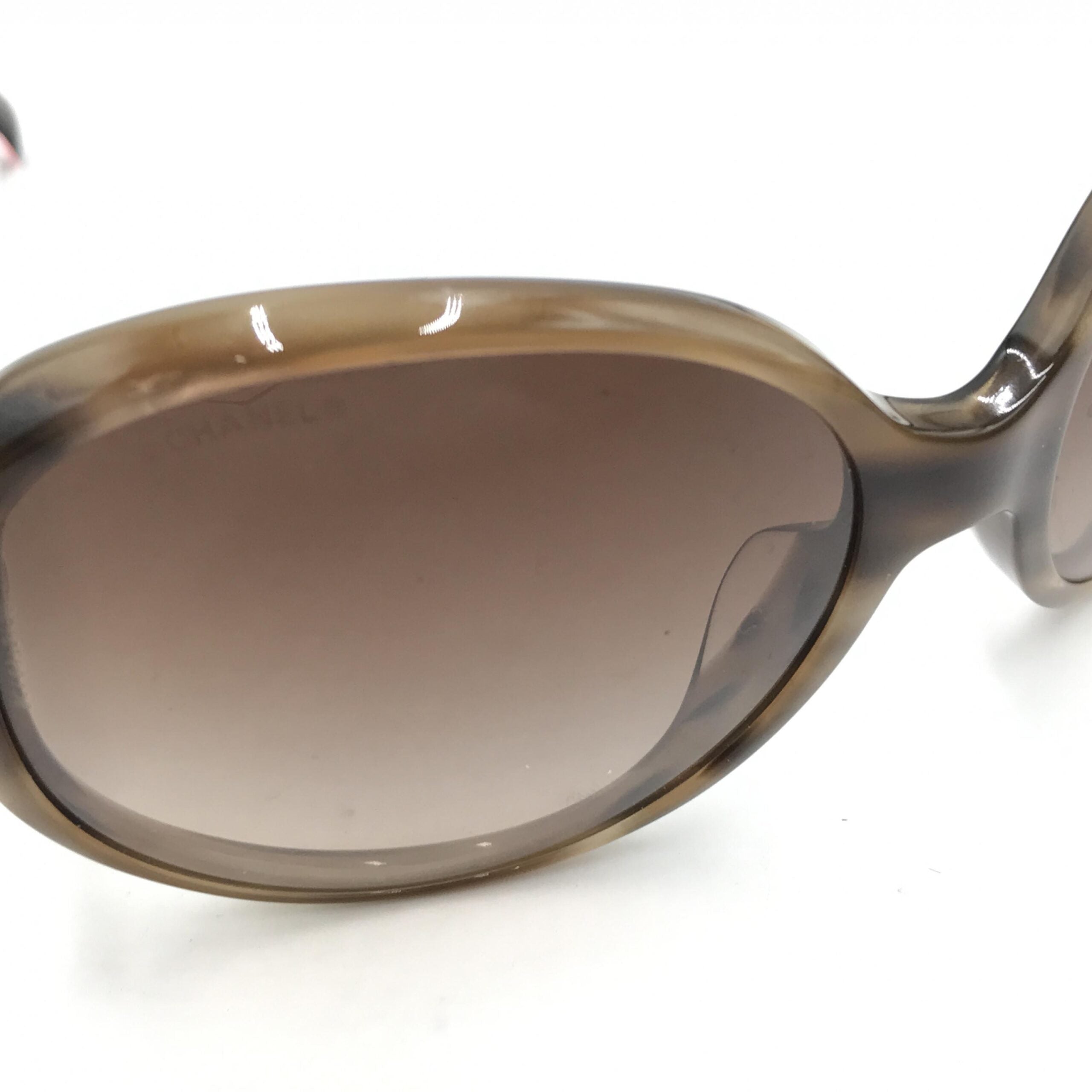 Chanel Oversized Gradient Brown Sunglasses - Designer Luxury Couture