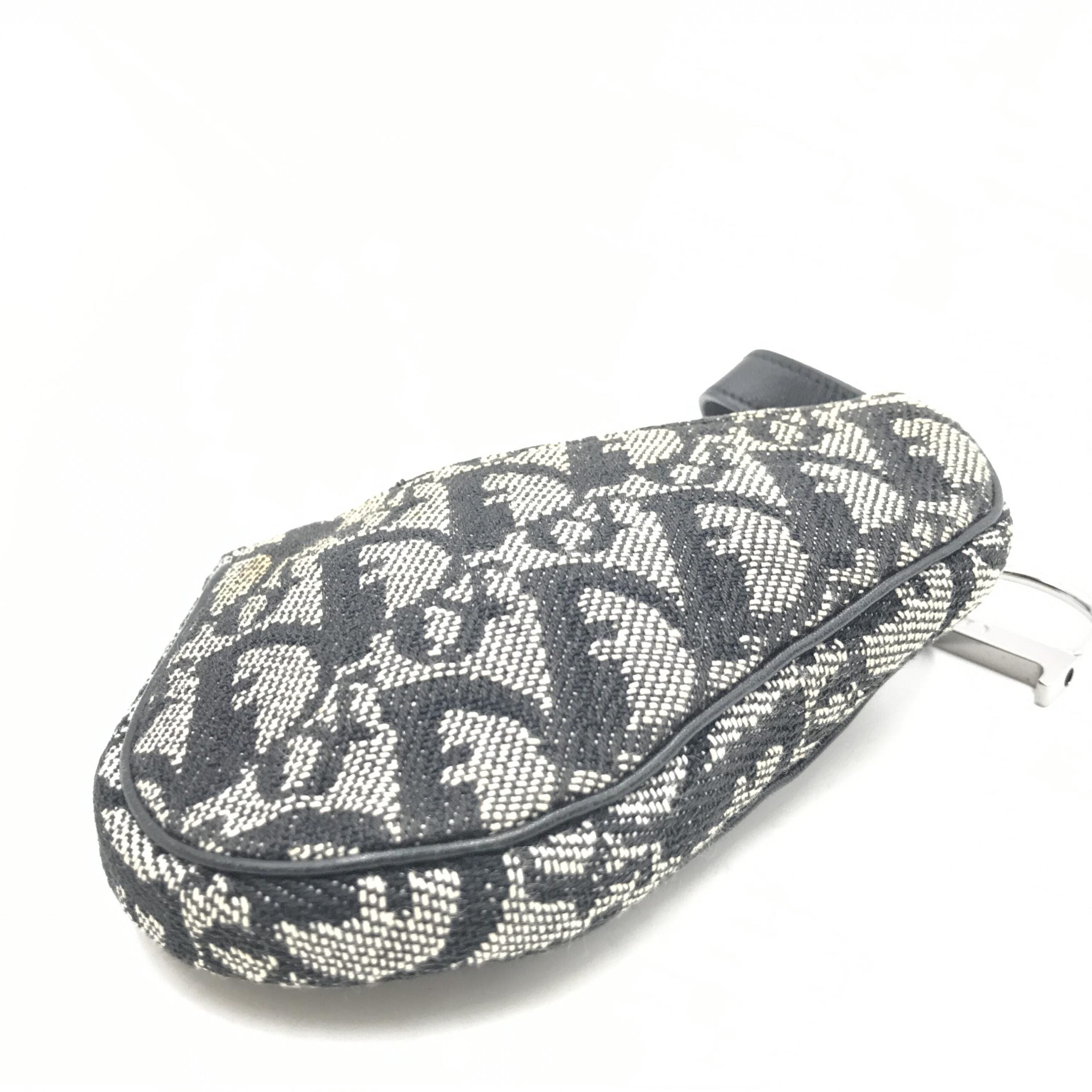 Christian Dior Trotter Canvas Saddle Coin Purse
