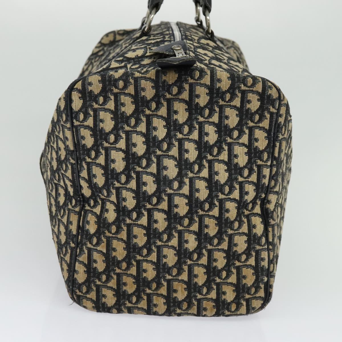 Dior Blue Canvas Tote Bag - Designer Artisanal Elegance