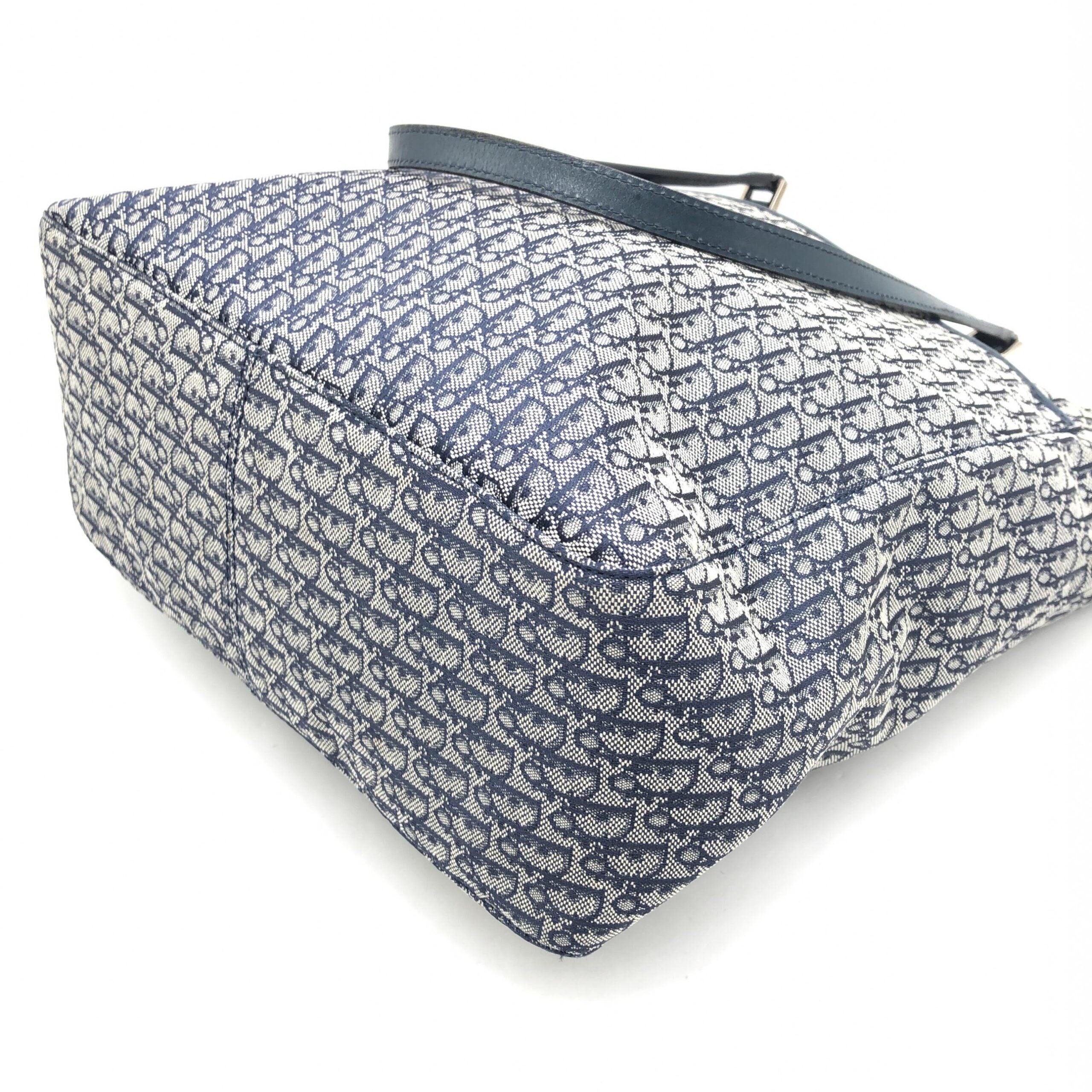 Christian Dior Diorissimo Trotter Canvas Tote Bag