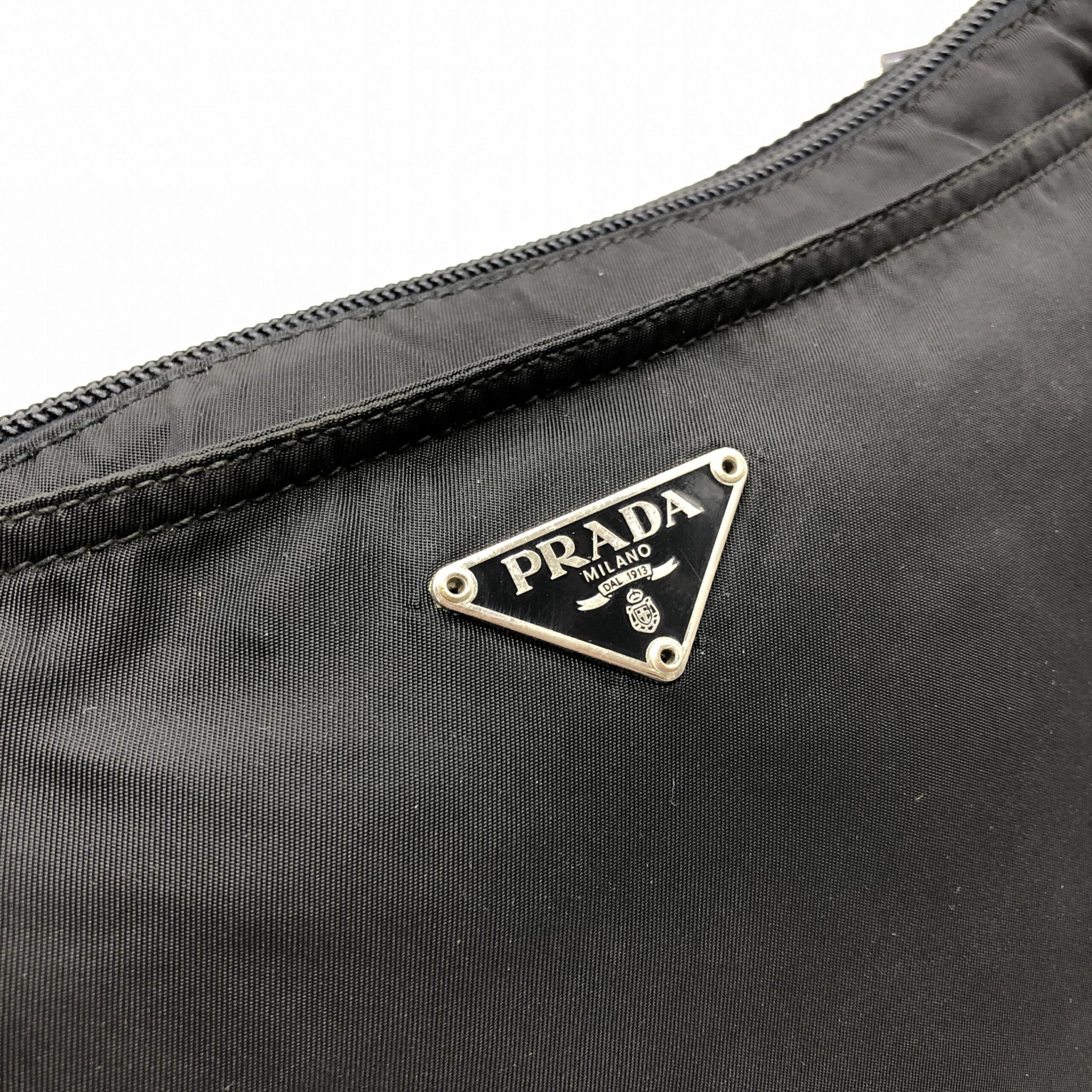 Prada Black Nylon Shoulder Bag