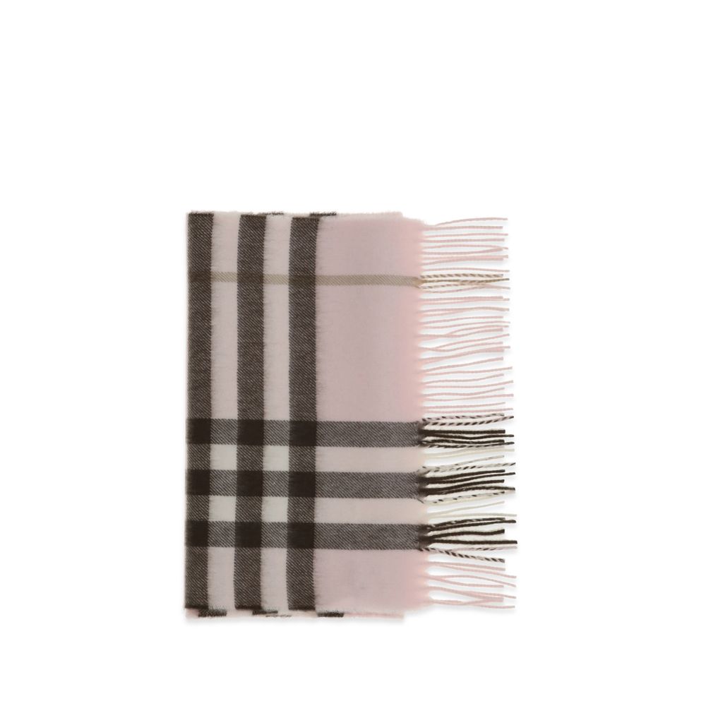 Indulge in the Burberry Multicolor Cashmere Scarf, a masterpiece of 100% cashmere from the SS26 collection, where timeless elegance meets unparalleled luxury.