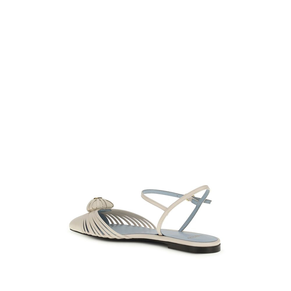 Valentino Garavani Bos Taurus Ballet Flats - Exquisite Calf Leather