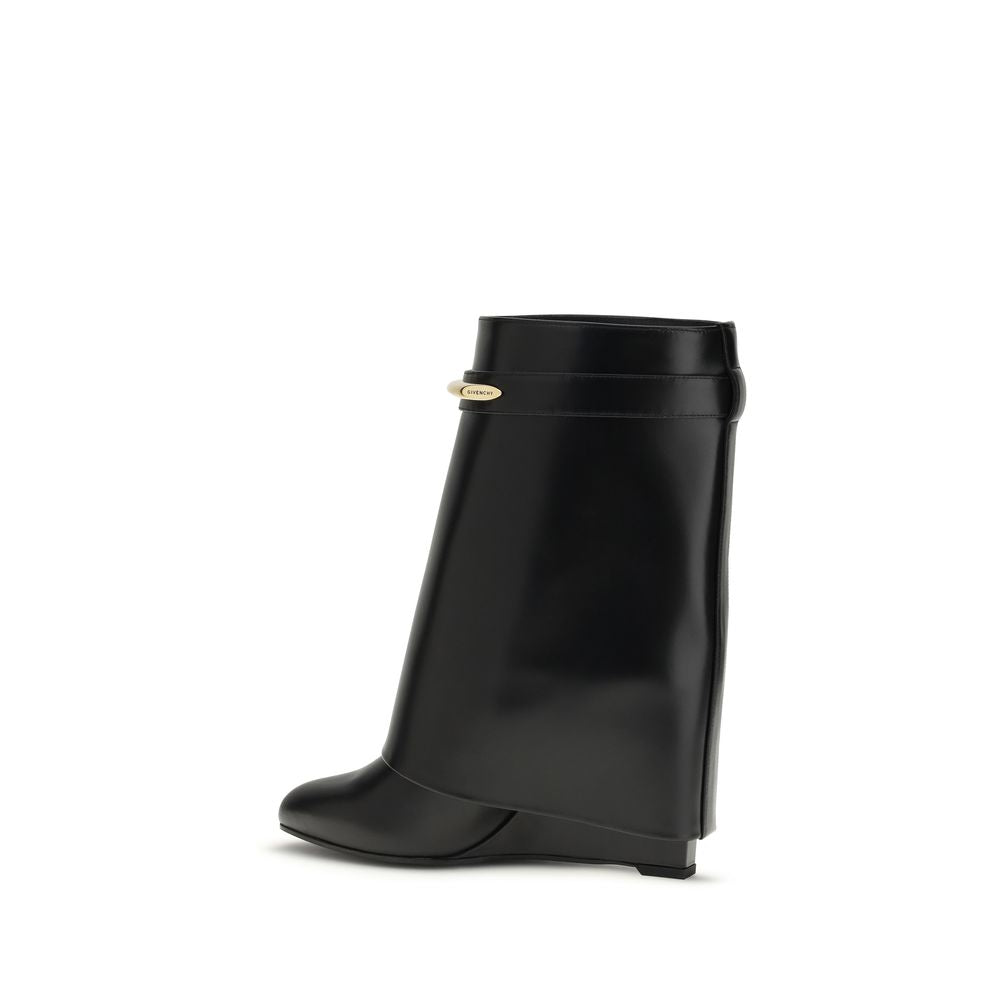 Givenchy Black Calf Leather Ankle Boots - Artisanal Luxury