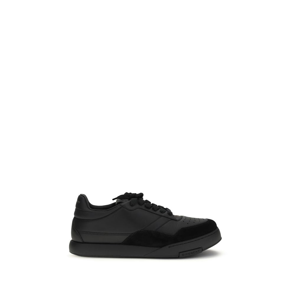 Discover the Givenchy Black Calf Leather Bos Taurus Low Top Sneakers, where exquisite craftsmanship meets urban sophistication, elevating your style with luxurious elegance.
