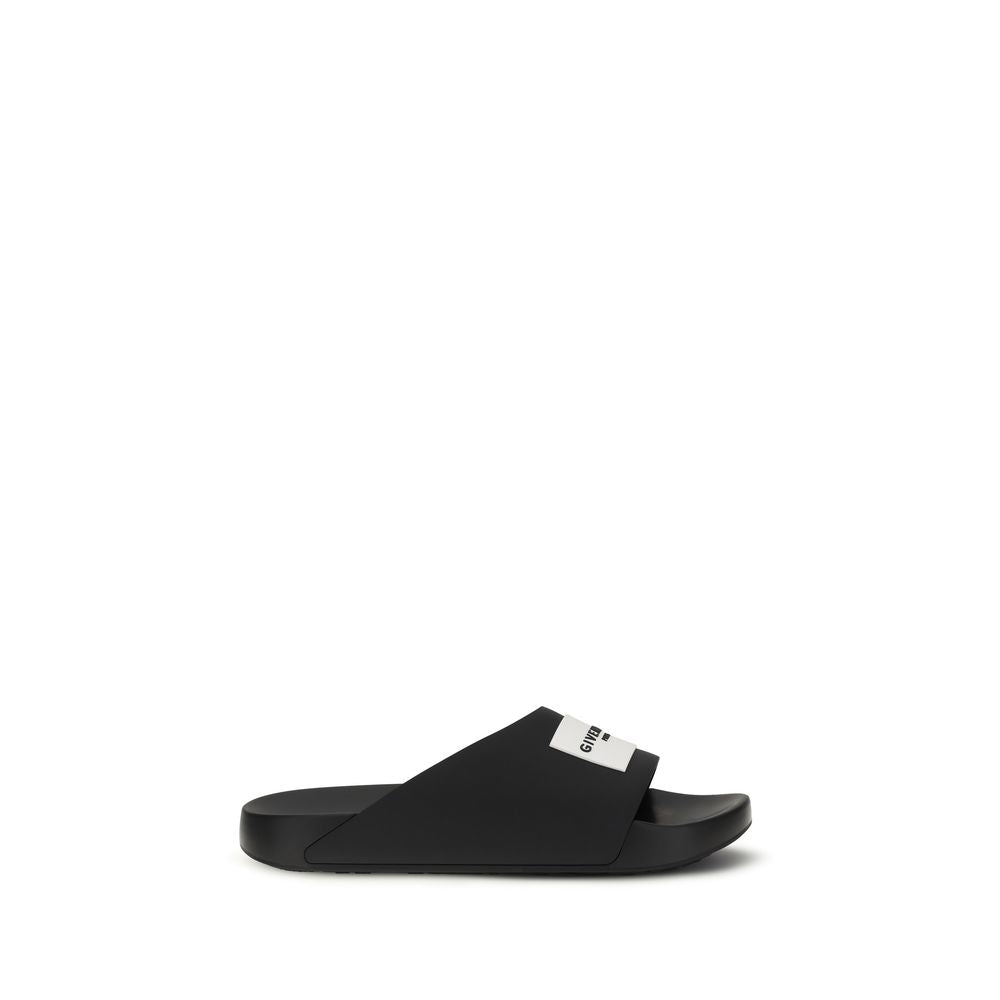 Givenchy Black Rubber Slippers – Designer Luxury Footwear
