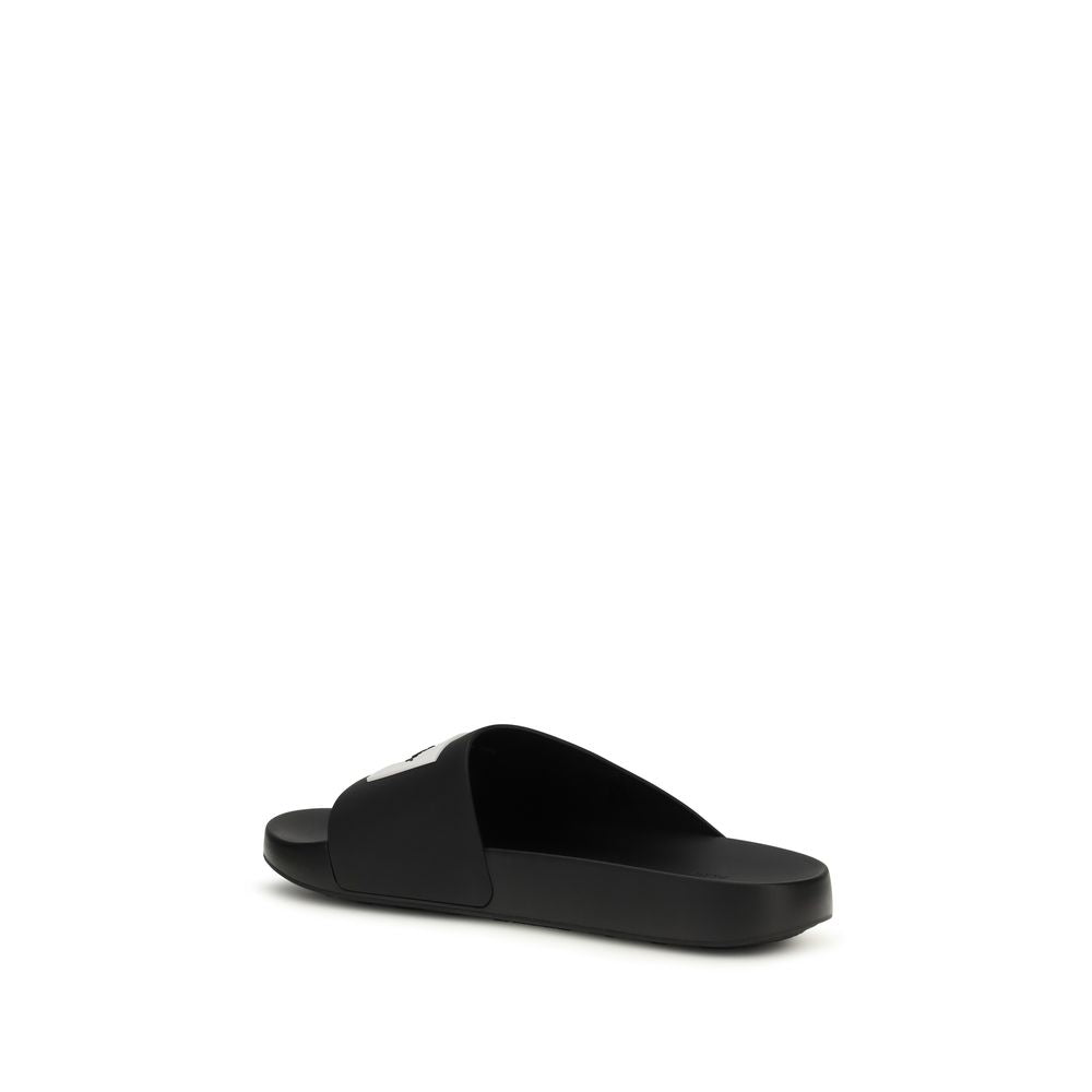 Givenchy Black Rubber Slippers – Designer Luxury Footwear