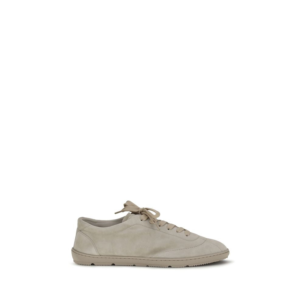 Brunello Cucinelli Beige Low Top Sneakers - Artisanal Luxury Footwear