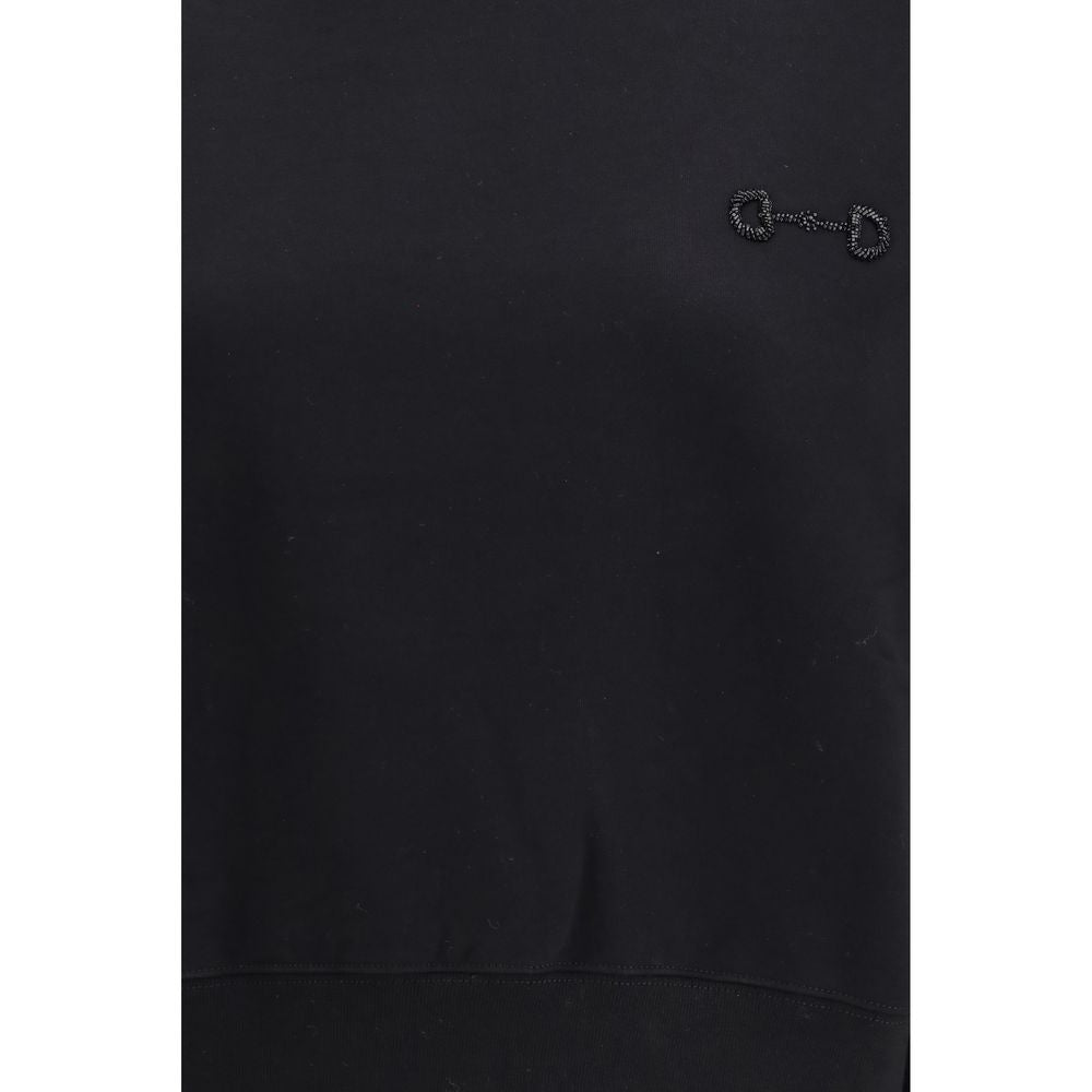 Gucci Black Cotton Sweatshirt - Timeless Luxury Elegance