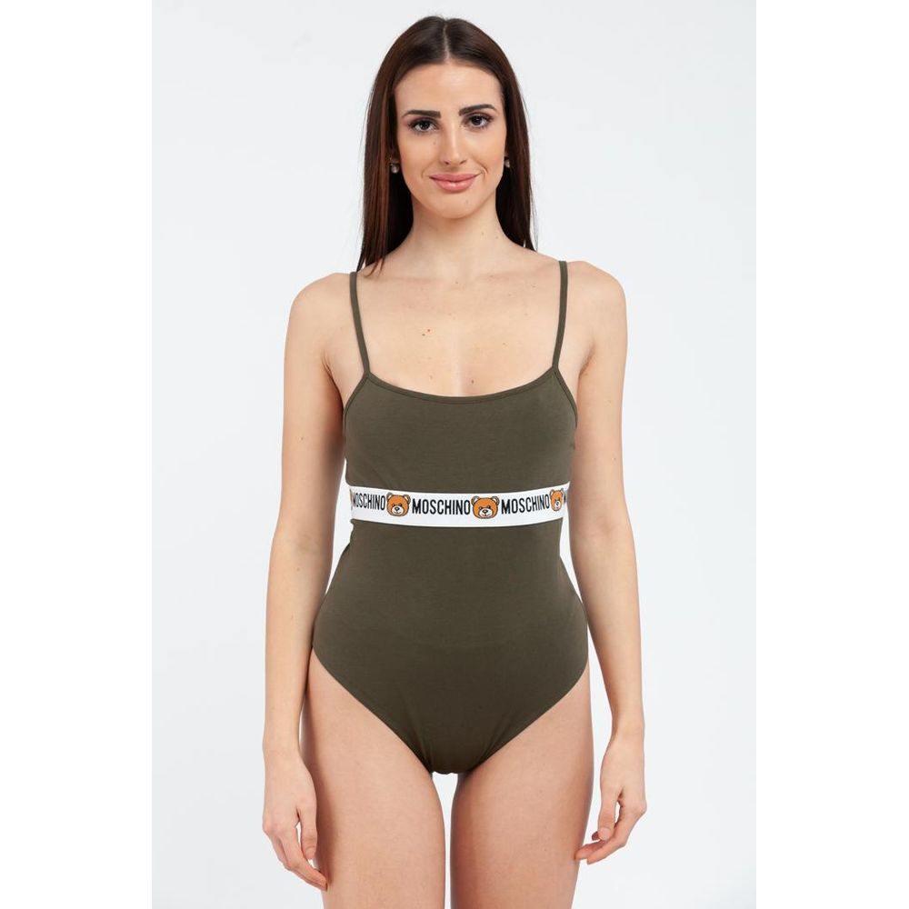 Elevate your wardrobe with the Moschino Bicolor Cotton Bodysuit, a luxurious blend of comfort and elegance, designed to accentuate your silhouette with timeless sophistication.