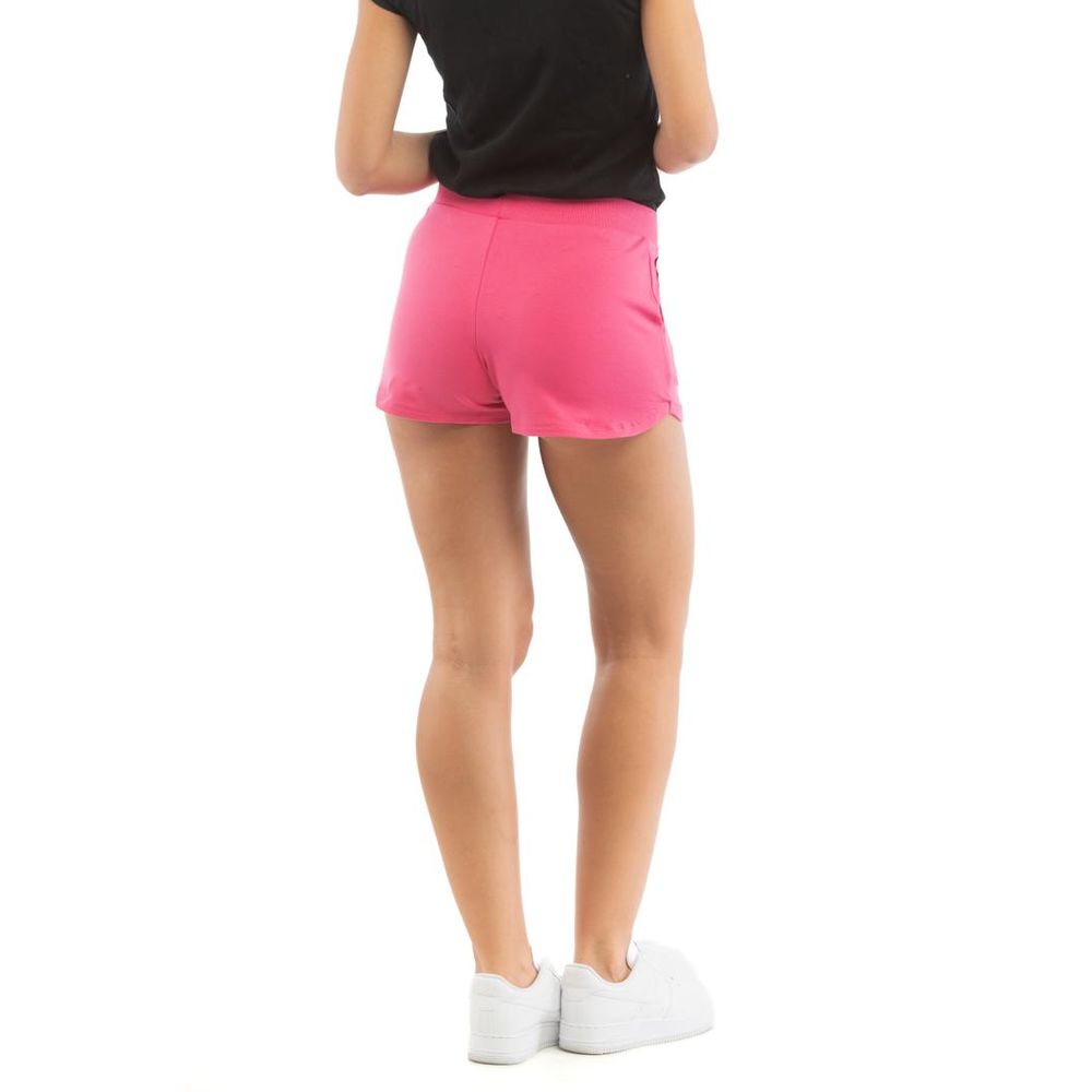 Indulge in the Moschino Fuchsia Cotton Shorts, where Italian craftsmanship meets vibrant elegance, redefining summer sophistication for the discerning individual.