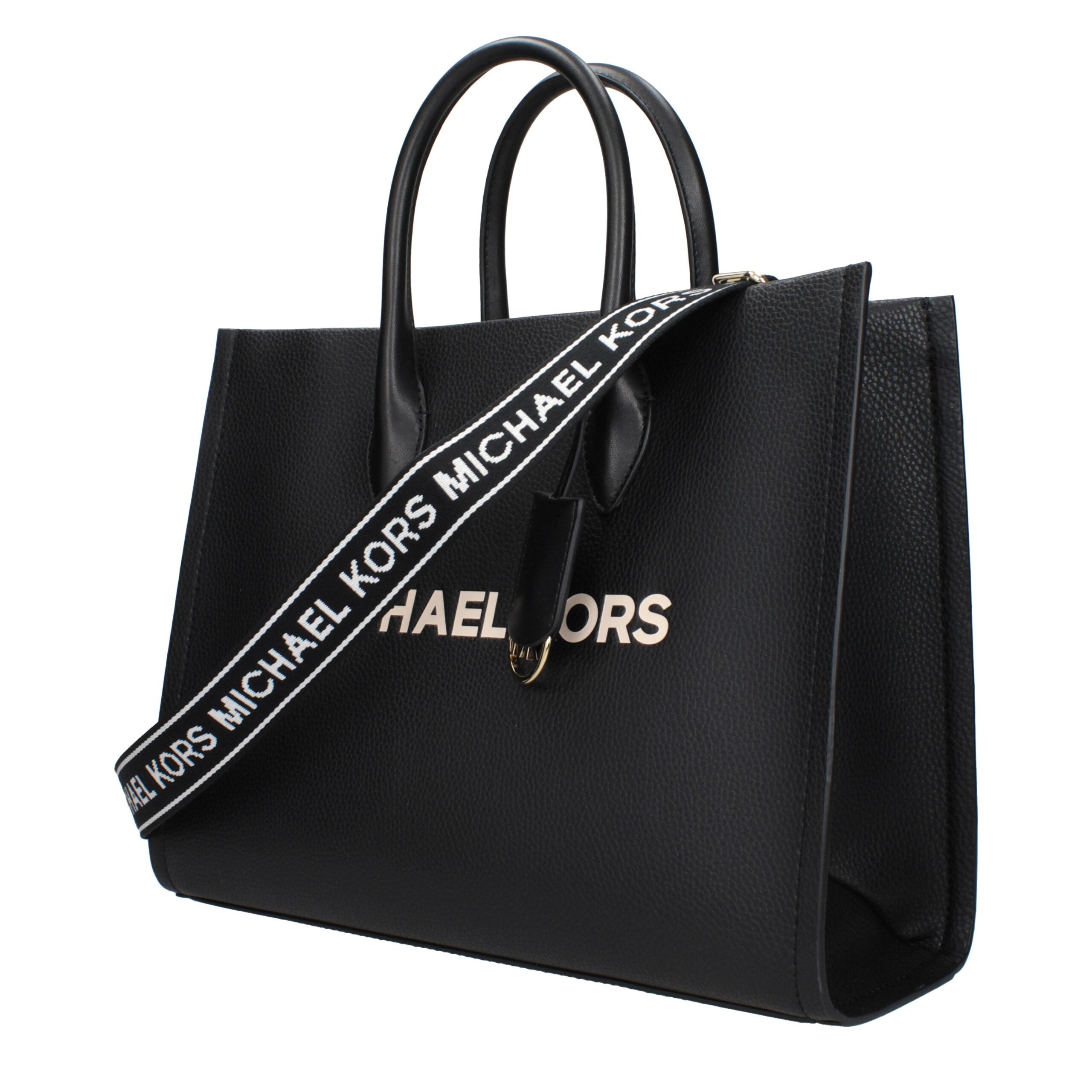 Indulge in the exquisite allure of the Michael Kors Black Leather Handbag, a timeless masterpiece that embodies luxury and sophistication for every occasion.