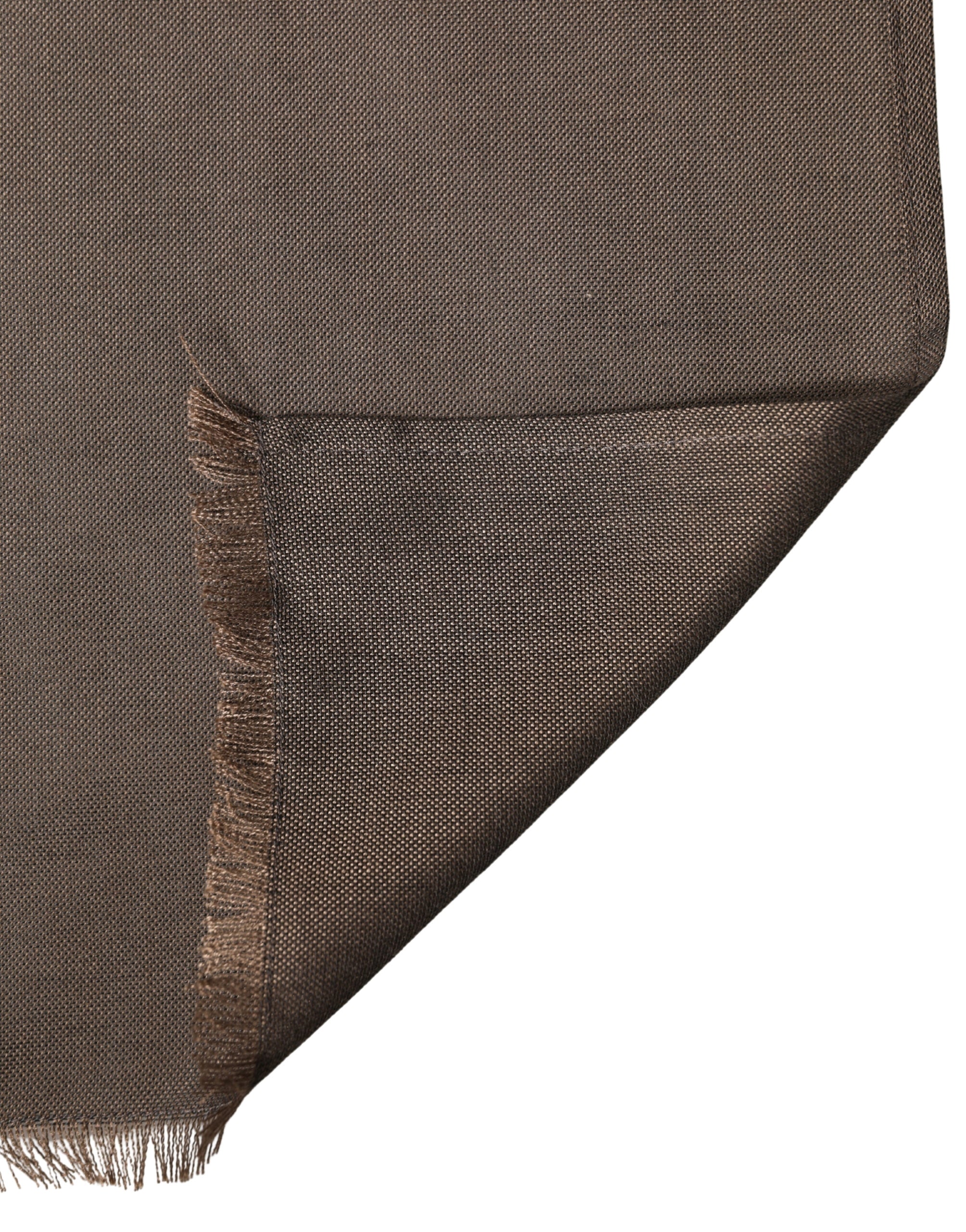 Dolce & Gabbana Brown Polyester Neck Warmer Shawl - Couture
