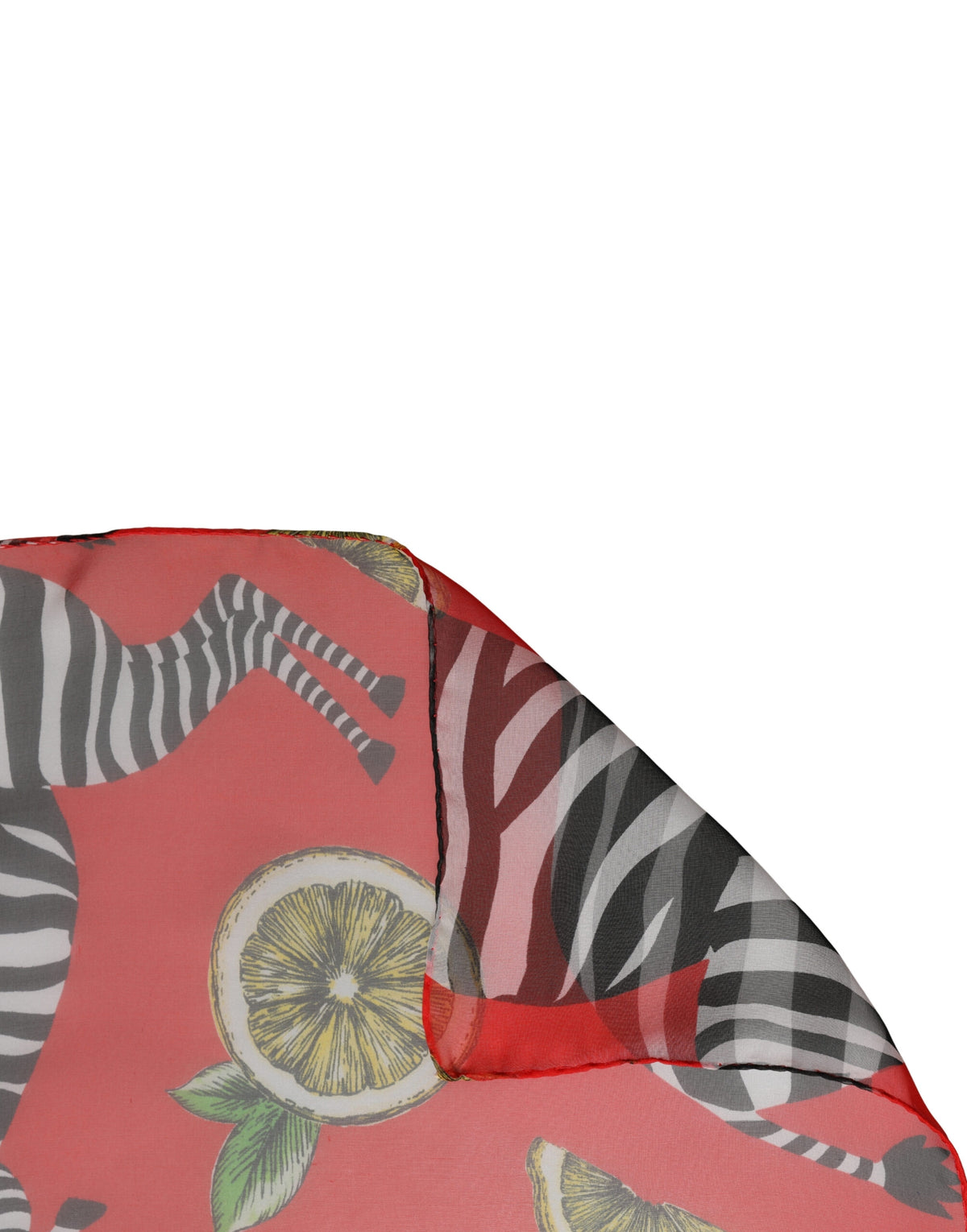 Dolce & Gabbana Red Zebra Print Silk Wrap Shawl - Exquisite Luxury