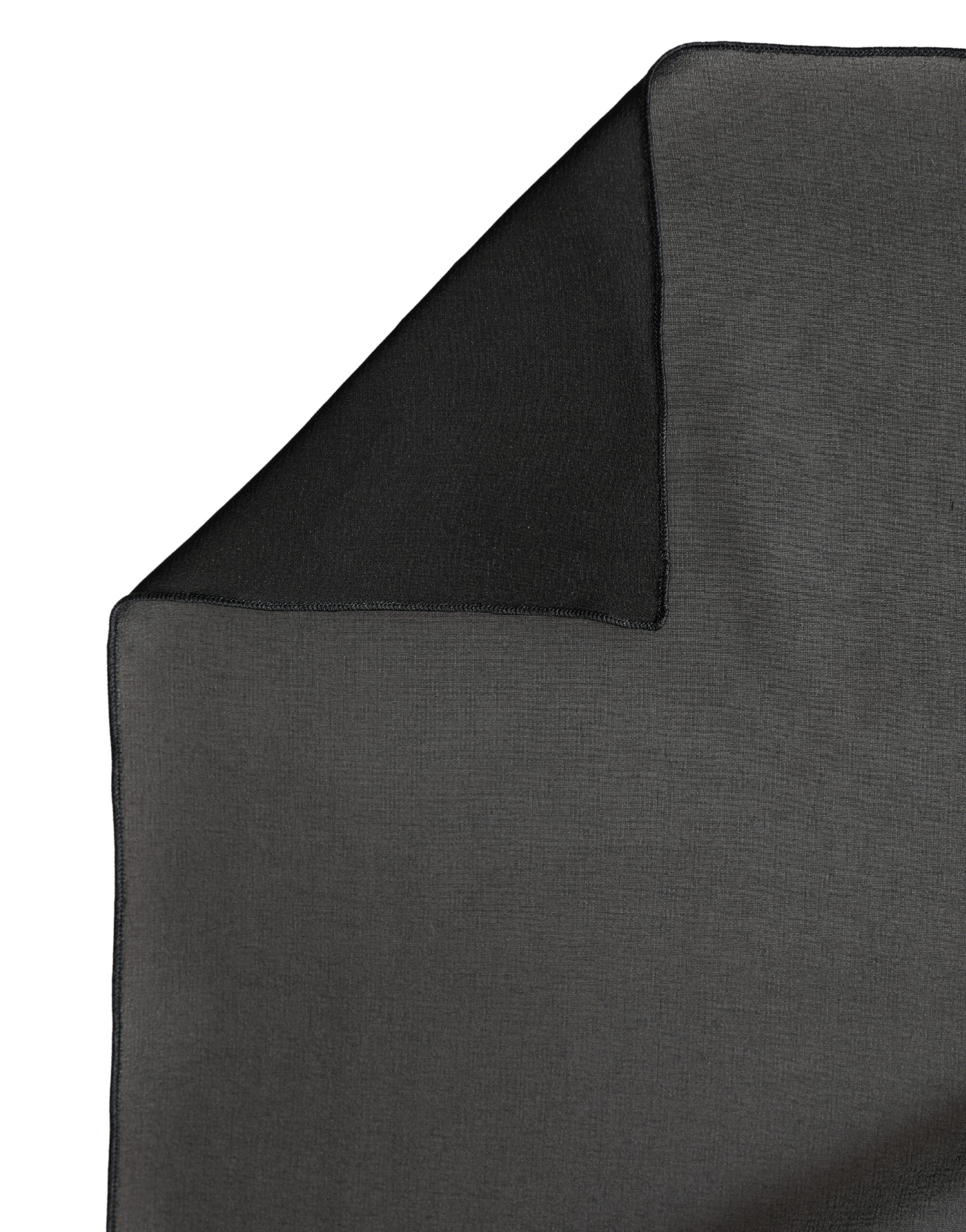 Dolce & Gabbana Black Silk Neck Wrap Shawl Stole 200cm x 64cm Scarf