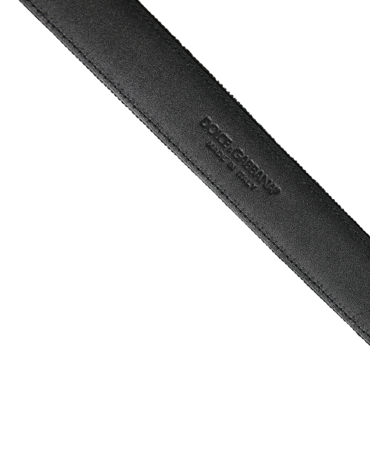Dolce & Gabbana Black Suede Belt - Exquisite Luxury Accessory