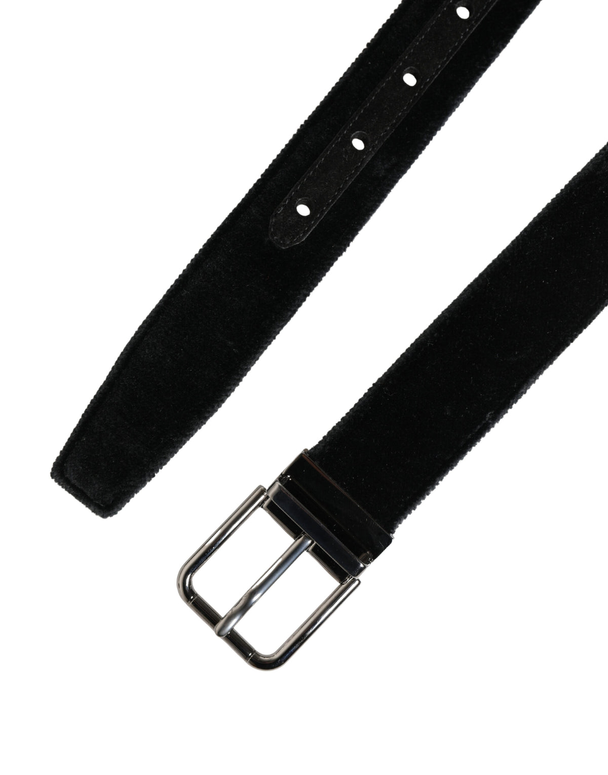 Dolce & Gabbana Black Suede Belt - Exquisite Luxury Accessory