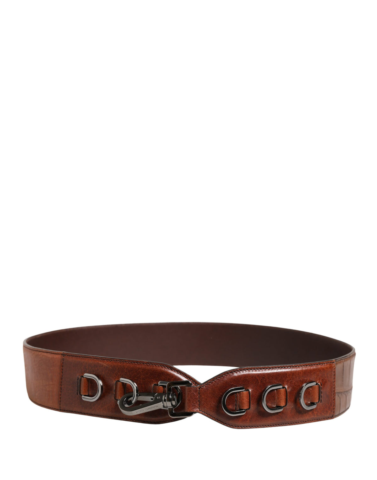 Discover the Dolce & Gabbana Brown Horse Velvet Leather Shoulder Strap, a fusion of exquisite materials and Italian craftsmanship, elevating your style to unparalleled heights.